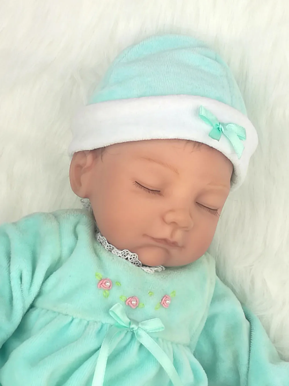 Кукла реборн Avani 18 дюймов мягкие силиконовые виниловые куклы для новорожденных