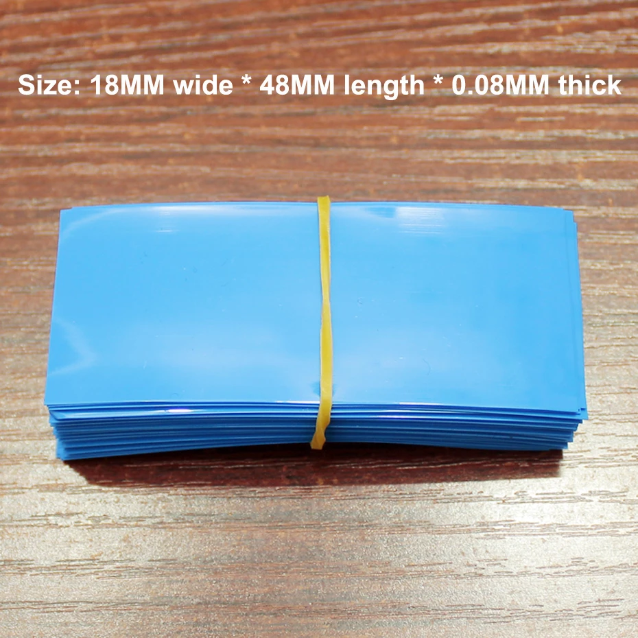 100 шт./лот № 5/7 изоляция корпуса аккумулятора термоусадочная втулка оболочка ПВХ