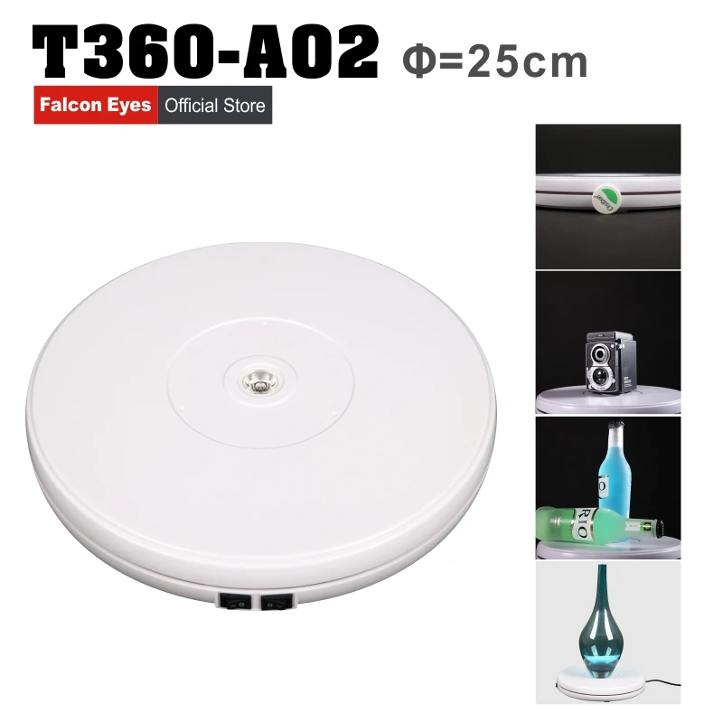 Falcon Eye 10 &quot25 см Led Поворотная платформа светильник 360 градусов электрический