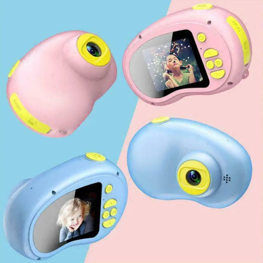 Rechargeable Kids Mini Digital Camera 2.0 Inch HD Screen 1080P Video Recorder Camcorder Language Switching Timed Shooting |