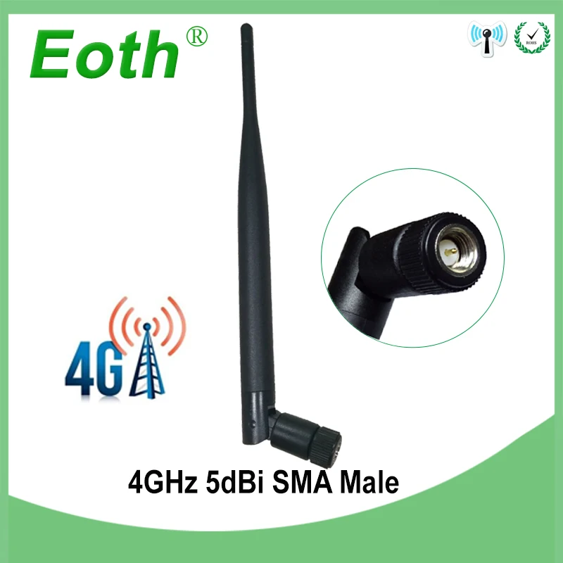 Антенна 4g lte 10 шт. 5dbi SMA разъем папа водонепроницаемая внешняя антенна для