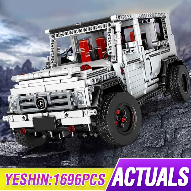 RC Motor Technic 20100 MOC 2425 SUV G500 AWD Wagon Car Fit Building Block электрические кирпичи совместимые leppining