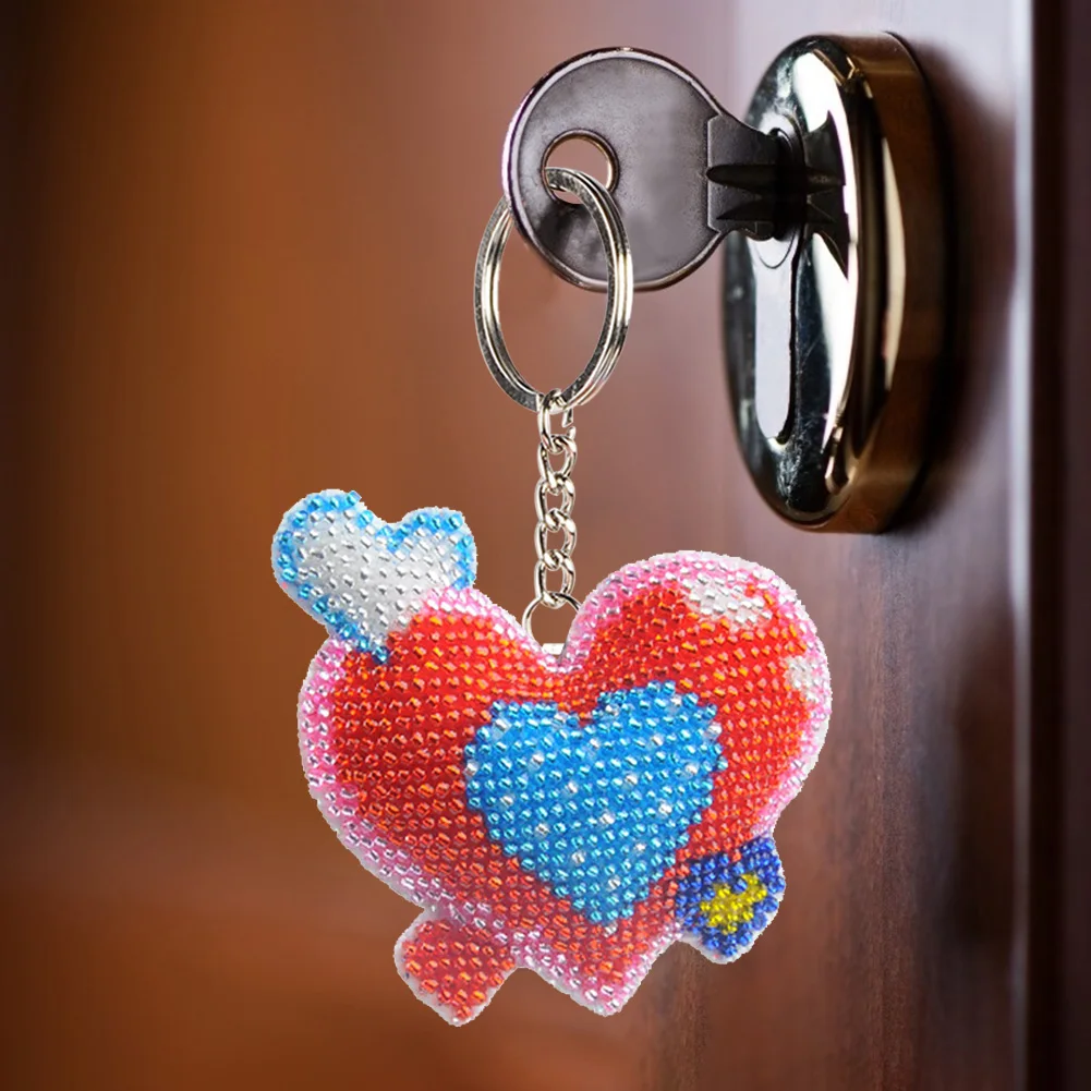 Набор Брелоков Для Ключей С Вышивкой Бисером Своими Руками Печатным Дизайном И