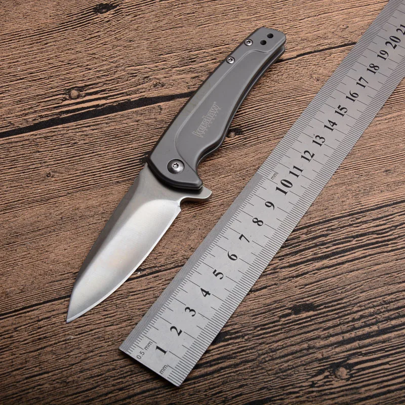 

K 1810 folding pocket outdoor camping knife 8cr13mov Blade aviation aluminum Handle Tactical Survival knives EDC tools