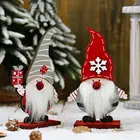 Деревянные рождественские игрушки шведского гнома, Санта, куклы, украшения, Праздничные рождественские подарки для детей M68E