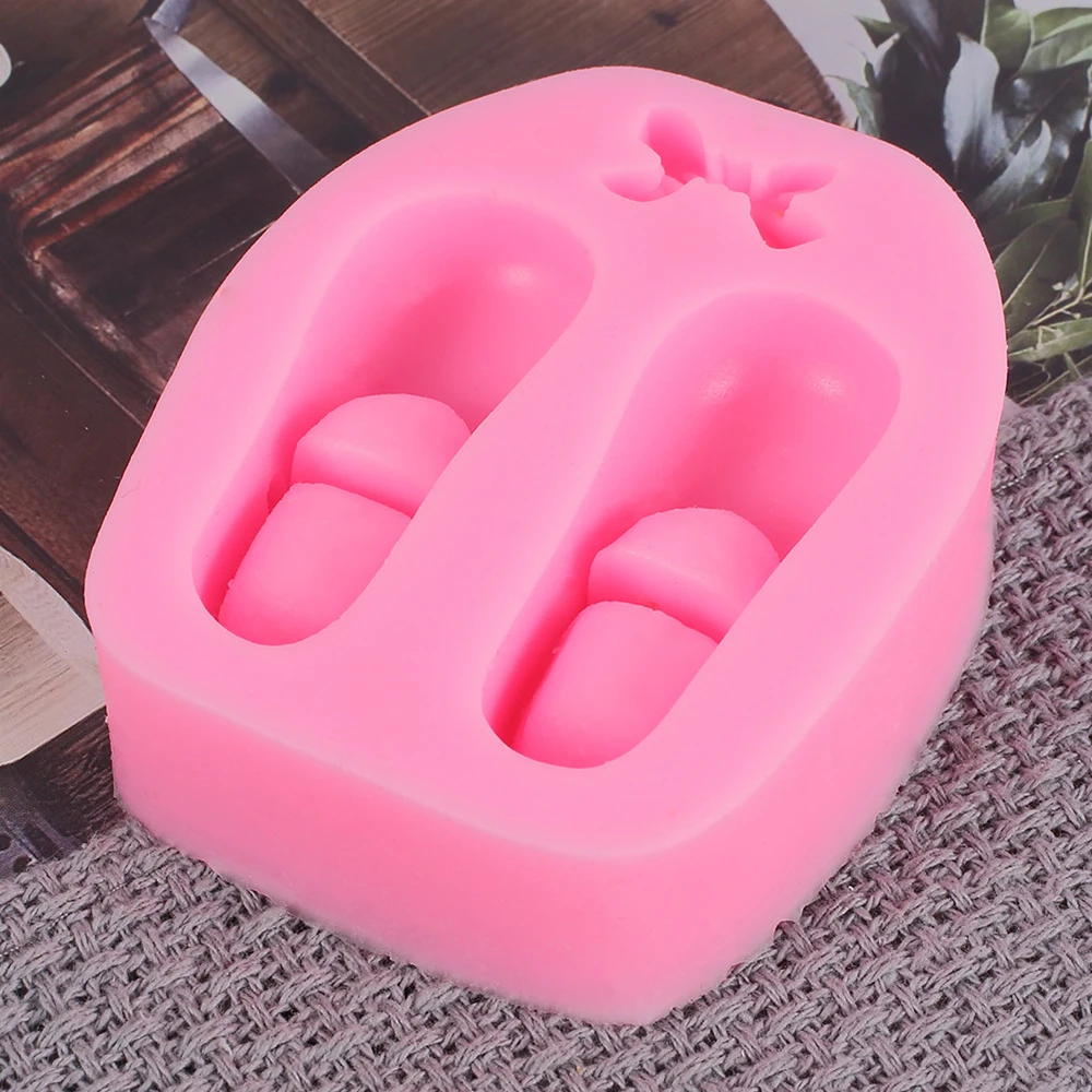 Новые милые балетки ручной работы силиконовая форма мыло кекс и печенья