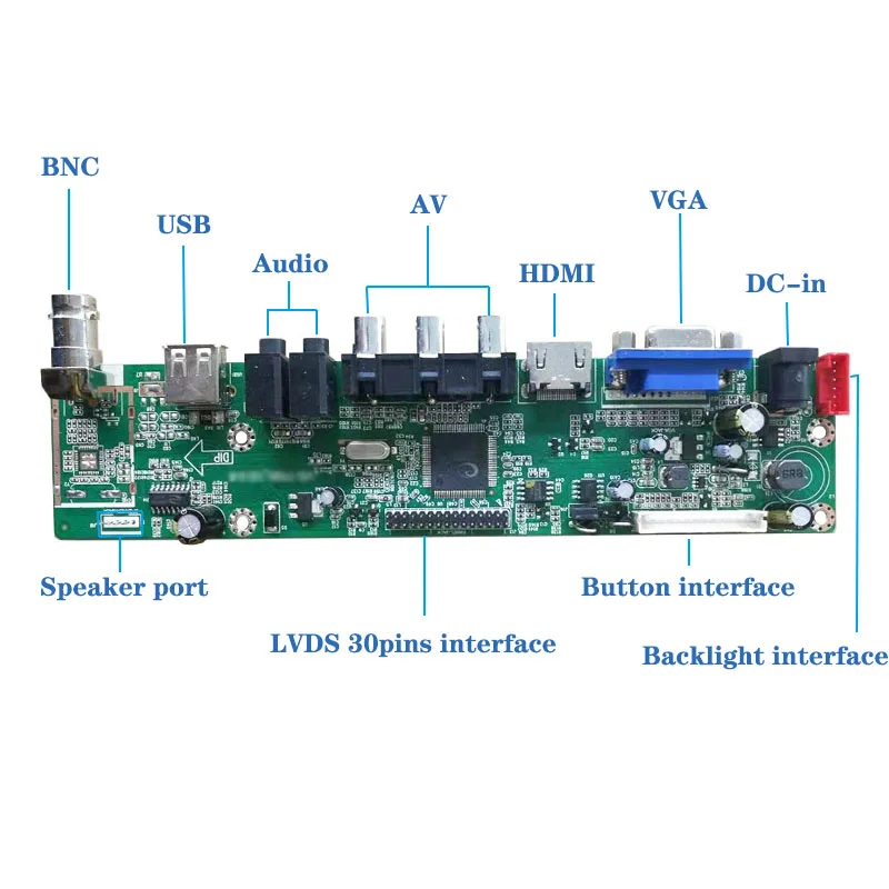 

ЖК диск ZHIXIANDA с HDMI VGA USB AV TV вход для монитора телевизора