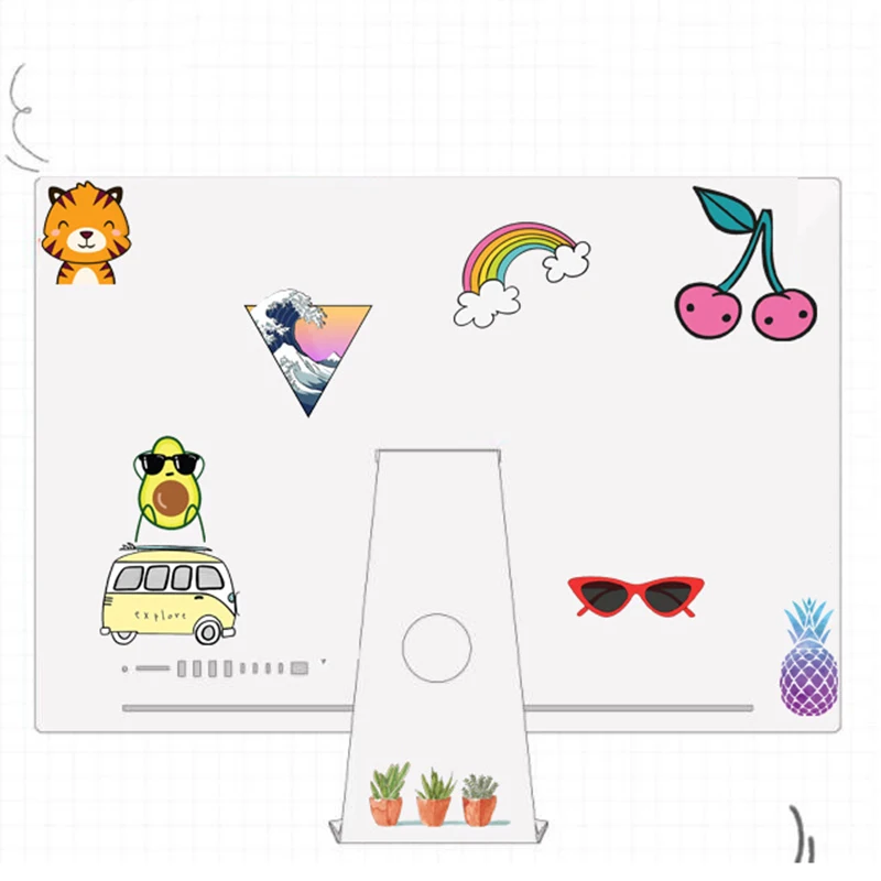

50 pcs Mixed Cartoon Toy Stickers Laptop Travel Luggage Decals Classic Fashion Style Animal Graffiti Trend Waterproof Stickers