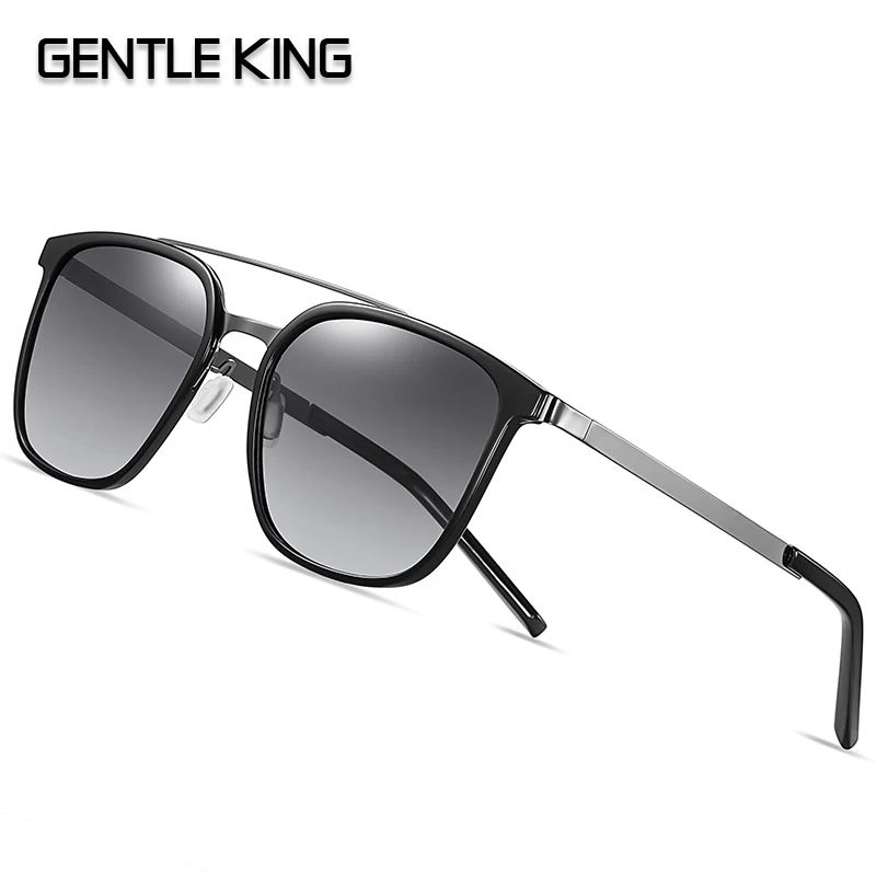 

GENTLE KING Polarized Sunglasses Men Brand Designer Travel Male Mirror Sun Glasses Driving Anti-UV Oculos De Sol Masculino