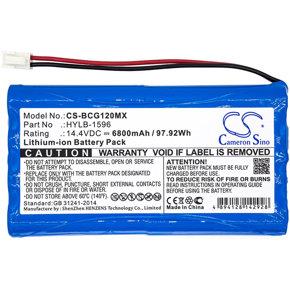 

14,4 V/6800mA HYLB-1596 Biocare IE12,IE12A