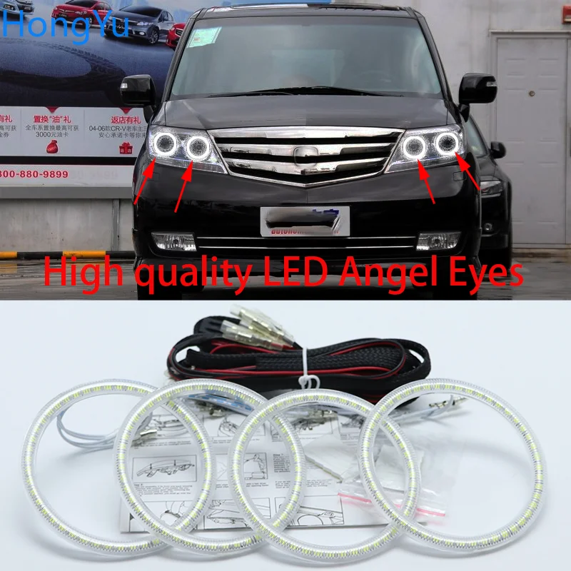 

For Honda ELYSION PRESTIGE 2004 - 2013 Super Bright white color 3528 SMD led Angel Eyes kit daytime running light DRL