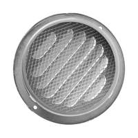 exterior wall air vent grille high quality stainless steel round ducting ventilation grilles