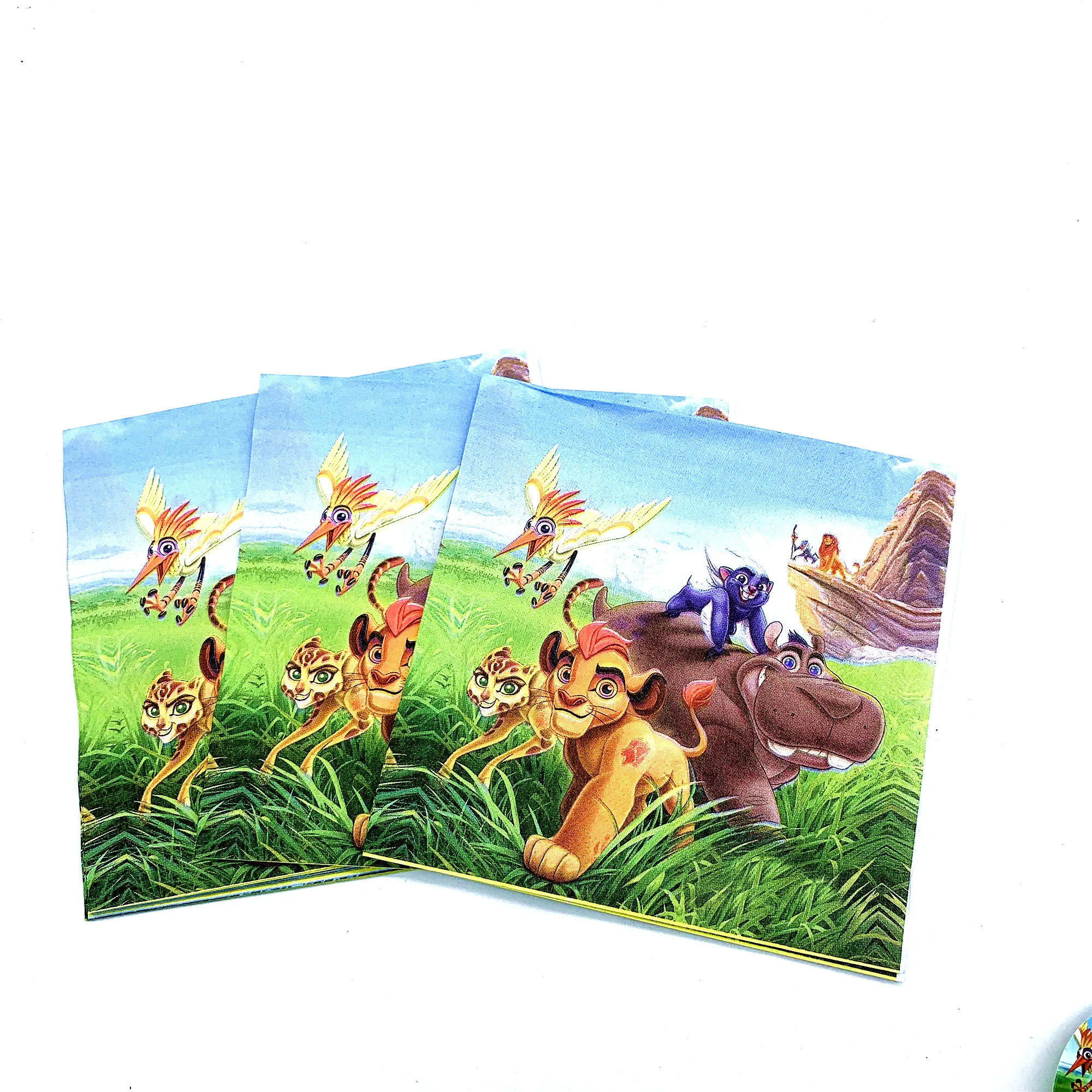 20 шт./упак. Король Лев салфетки тематическая вечеринка на день рождения украшения