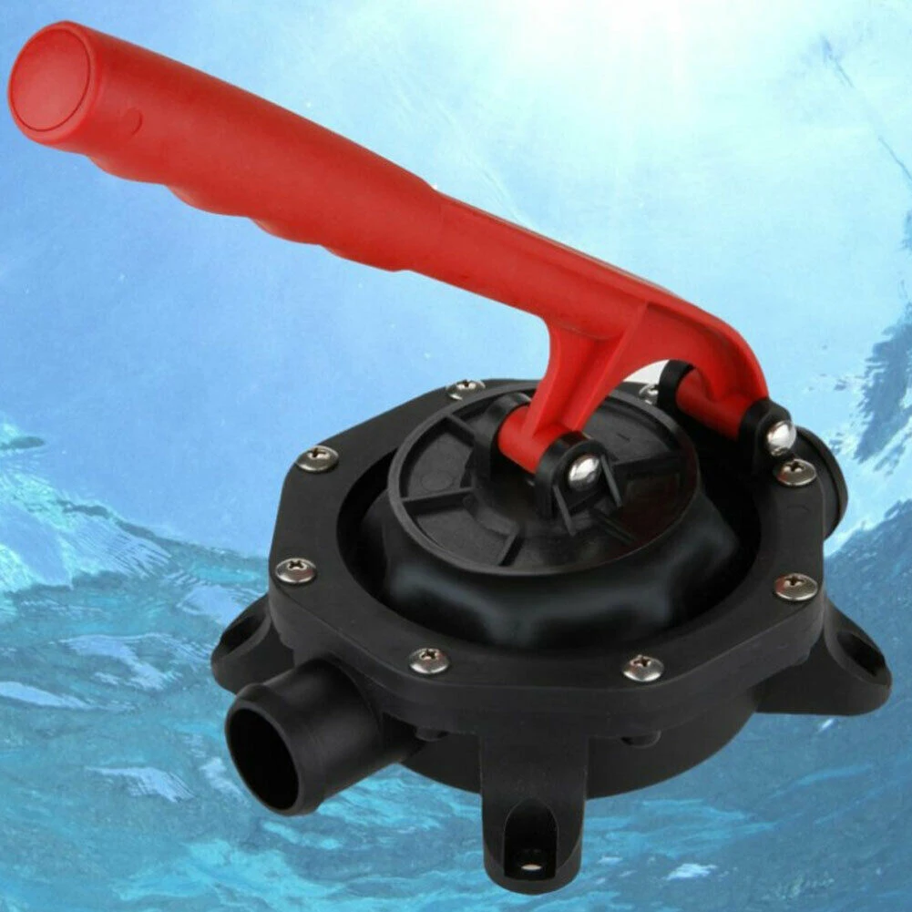 

720GPH Self Priming Bilge Durable Manual Pump Plastic Hand Tools Easy Install High Pressure Boat Water Transfer Maintenance