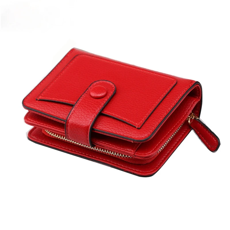 

Модный женский маленький кошелек из искусственной кожи на молнии, держатель для карт, клатч высокого качества, кошелек