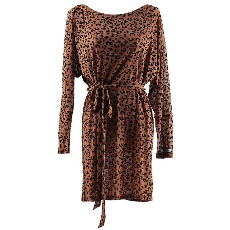 

New Female Latin Dance Competition Dress Women Adult Long Sleeve Leopard Dresses Professional Rumba Tango Samba Clothes DWY4652