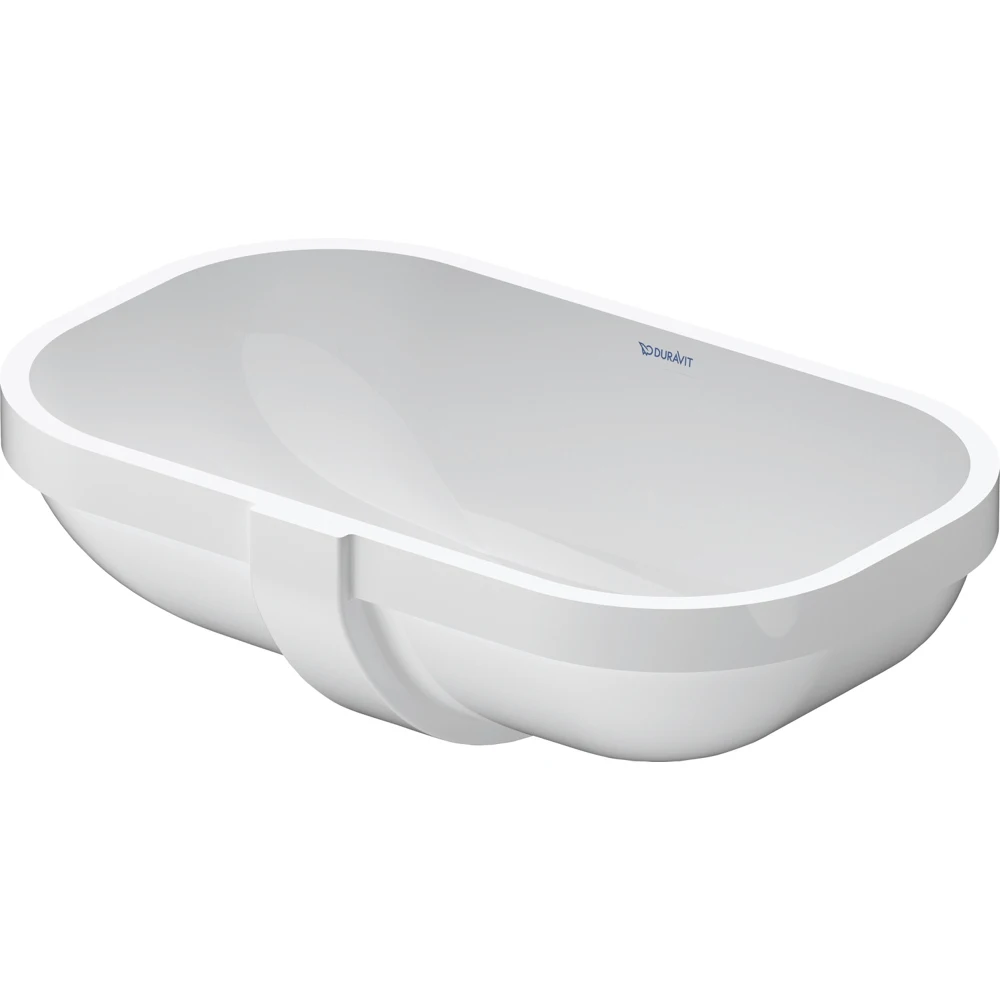 Built-in washbasin Duravit D-Code 0338490000 glossy white 495 mm plumbing for home bathroom sink ceramic | Обустройство дома