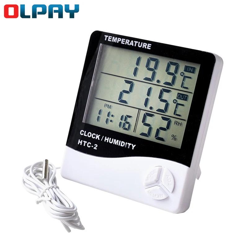 Цифровой измеритель температуры и влажности с ЖК дисплеем домашняя уличная