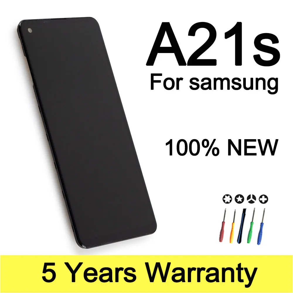 Оригинальный сенсорный экран для Samsung A217 A21s 2020 сменный ЖК дисплей с рамкой цена