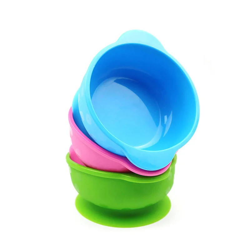 Детская силиконовая тарелка для детей миска с присоской ложка еды поднос посуда