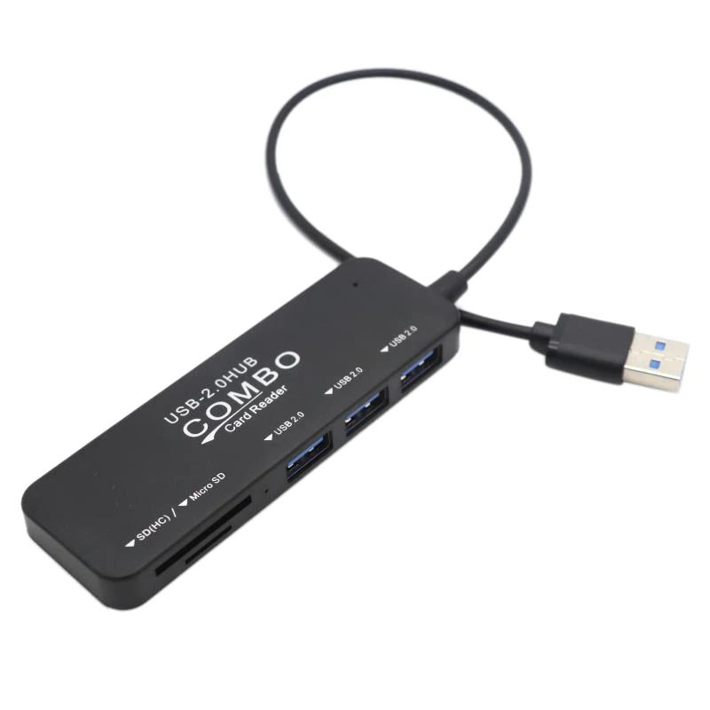 Sup порт кардридер 5 портов USB 2 0 зарядное устройство Супер Скоростной концентратор