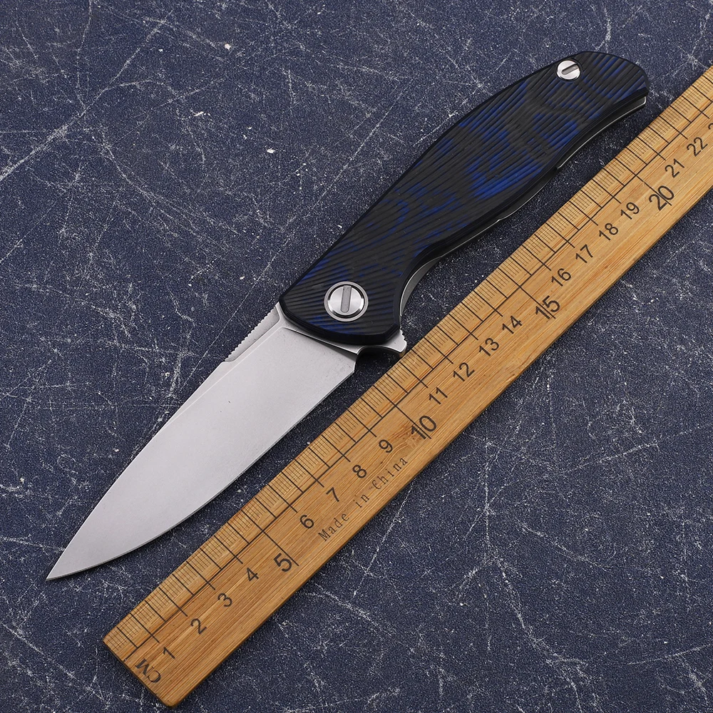Фото Складной нож F95 K110 из углеродного волокна с титановой ручкой | Инструменты