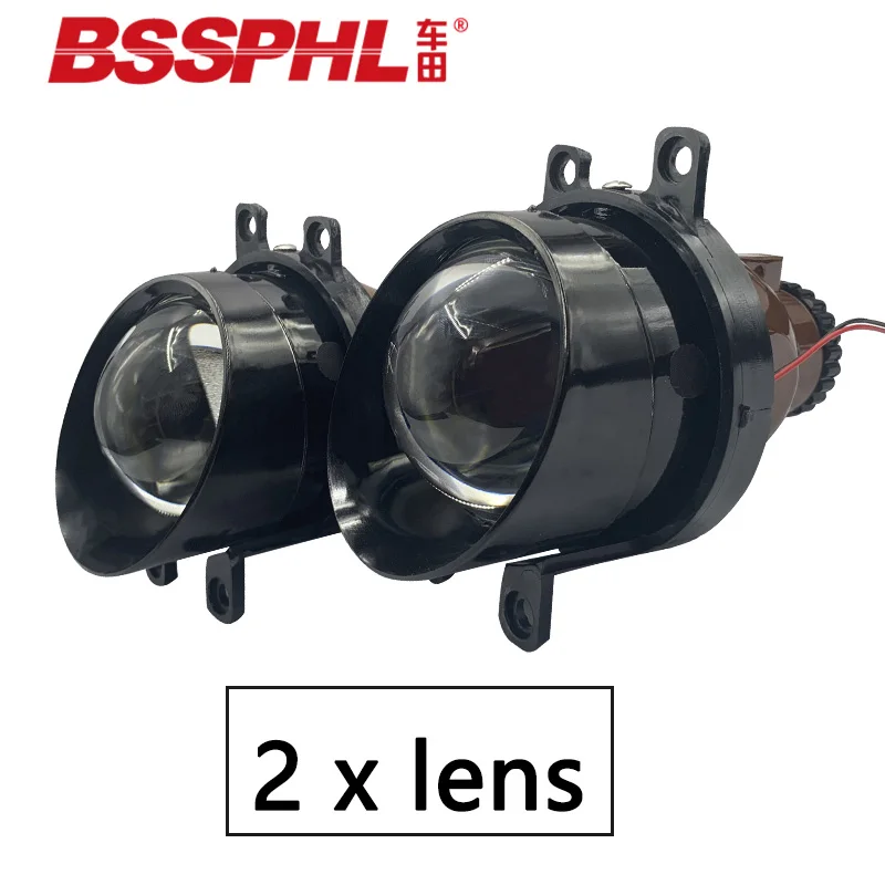 only HD lens BSSPHL автомобильный Стайлинг 3,0 синий луч Биксеноновые линзы проектора HID D2S H11 Противотуманные фары противотуманная усовершенствованная лампа дальнего света для TOYOTA Suzuki Kizashi AGYA AVANZA AYGO AQUA AURION - Цвет: only HD lens