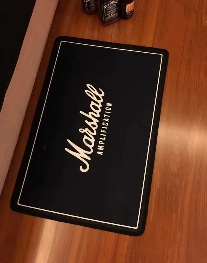 Marshall гитара Современная печать музыка фланелевая зона коврик для ванной комнаты