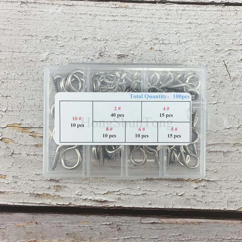 Штифты с резьбой металлические 100 шт./компл. саморезы 2 # --- 10 | Обустройство дома