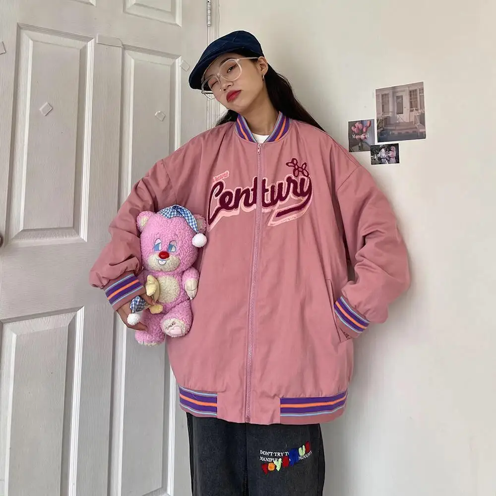 

Harajuku long-sleeved Oversized Pocket Button women's Jacket Traf women's Jacket Printed Bomber Jacket Tops Women Spring Clothes