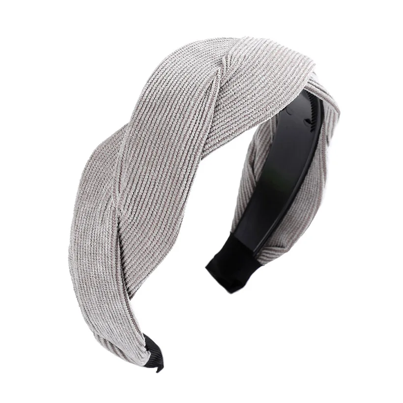 velvet C LEVAO Serpentine Winding Cross Headband Vintage Hairbands Bezel Turban Women Girls Hair Accessories Hair Hoop Headwear Fashion - Цвет: velvet C