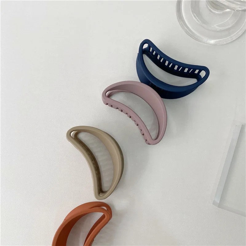 1 шт. модные элегантные женские акриловые заколки для волос однотонные