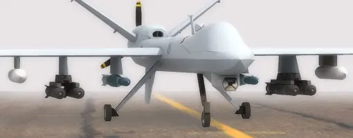 MQ9 смерти Дрон Бумага модель DIY студент ручной класса военно Головоломка Самолет