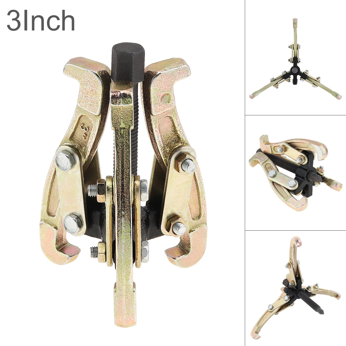 

3 Inch Standard 45# Steel 2 Claws / 3 Claws Bearing Puller Rama with 4 Single Hole Claw Pullers for Car Mechanical Repairing
