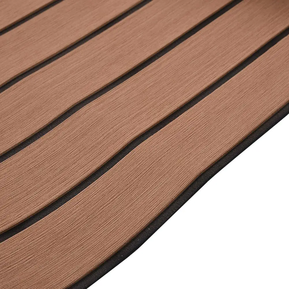 Улучшенный Тиковый настил для лодки морской яхты нескользящий коврик 45 см x 240 см/5