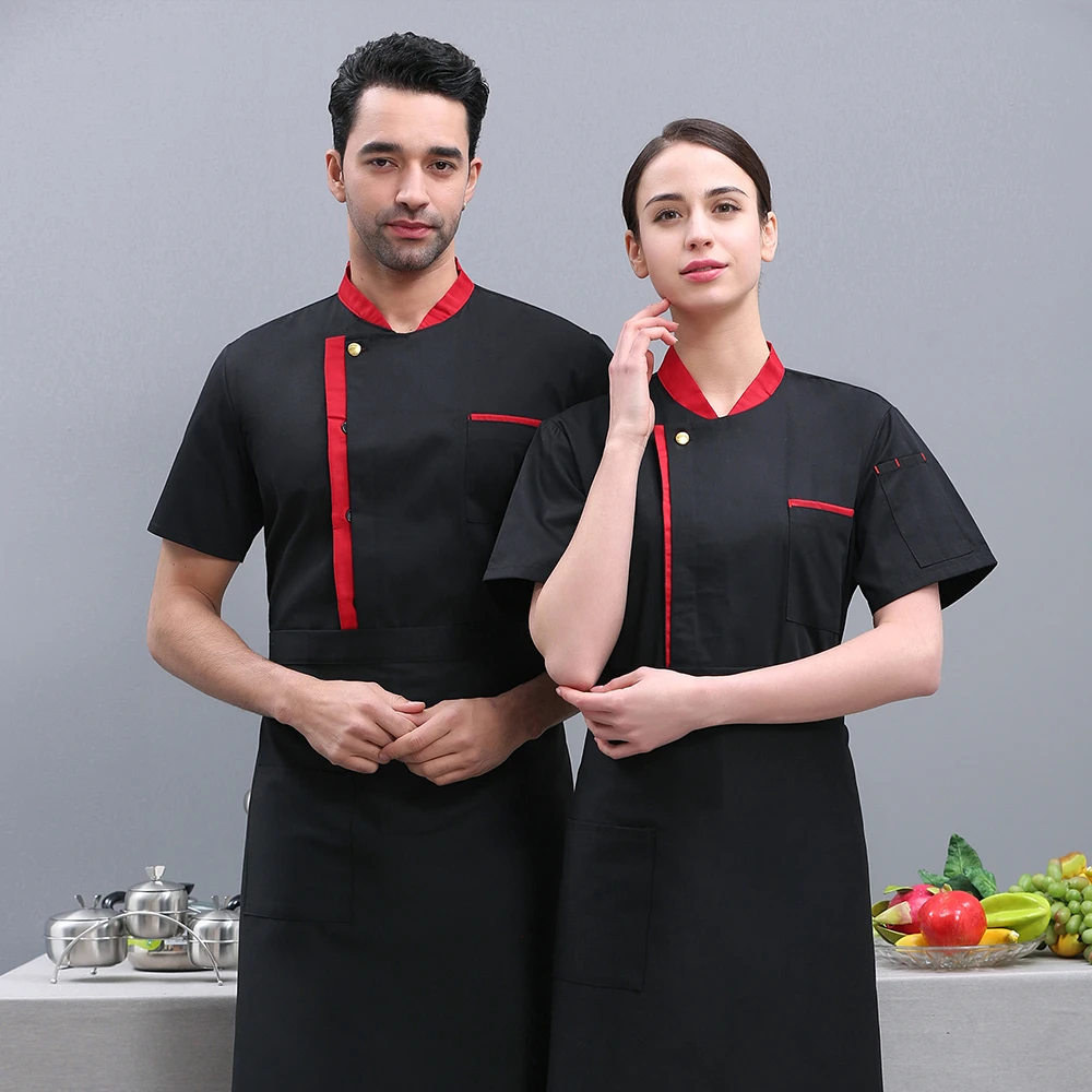 Летняя дышащая куртка шеф-повара костюм для суши женская рубашка униформа кухни
