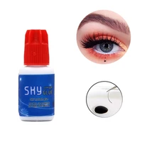 original korea sky s black glue red cap 1bottle fastest and strongest eyelash extensions glue private label false eyelash glue