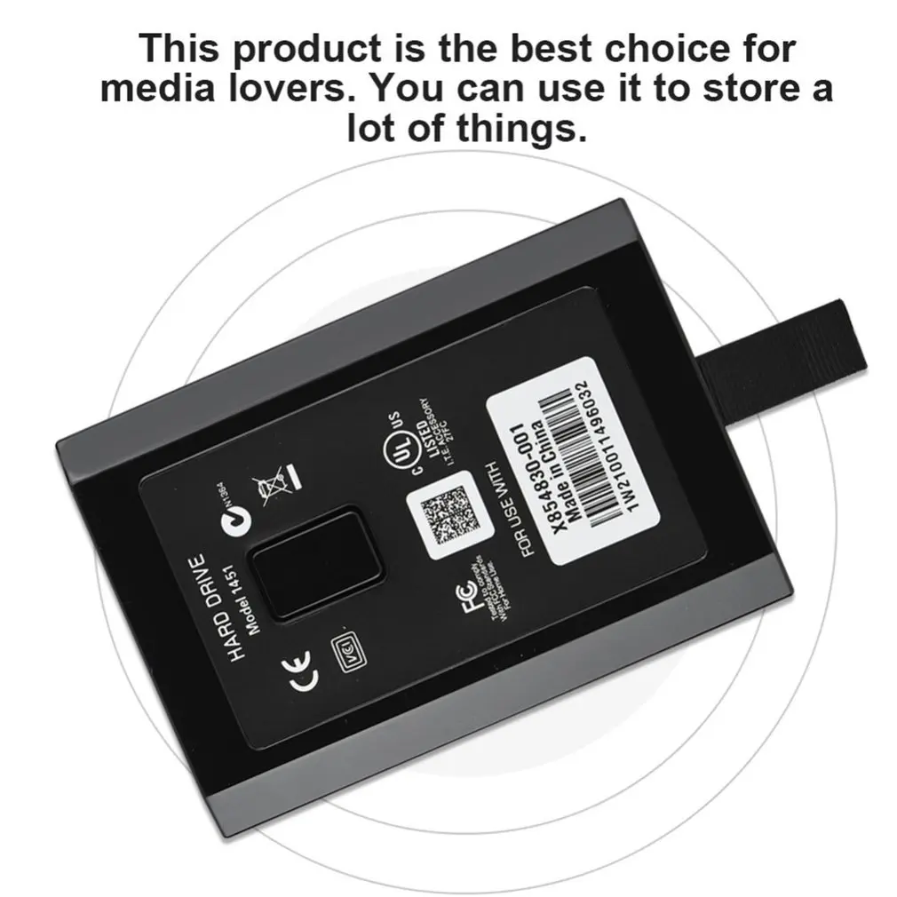 

500GB Internal HDD Hard Drive Disk Game Console HDD for Xbox 360 E Xbox 360 Slim Console