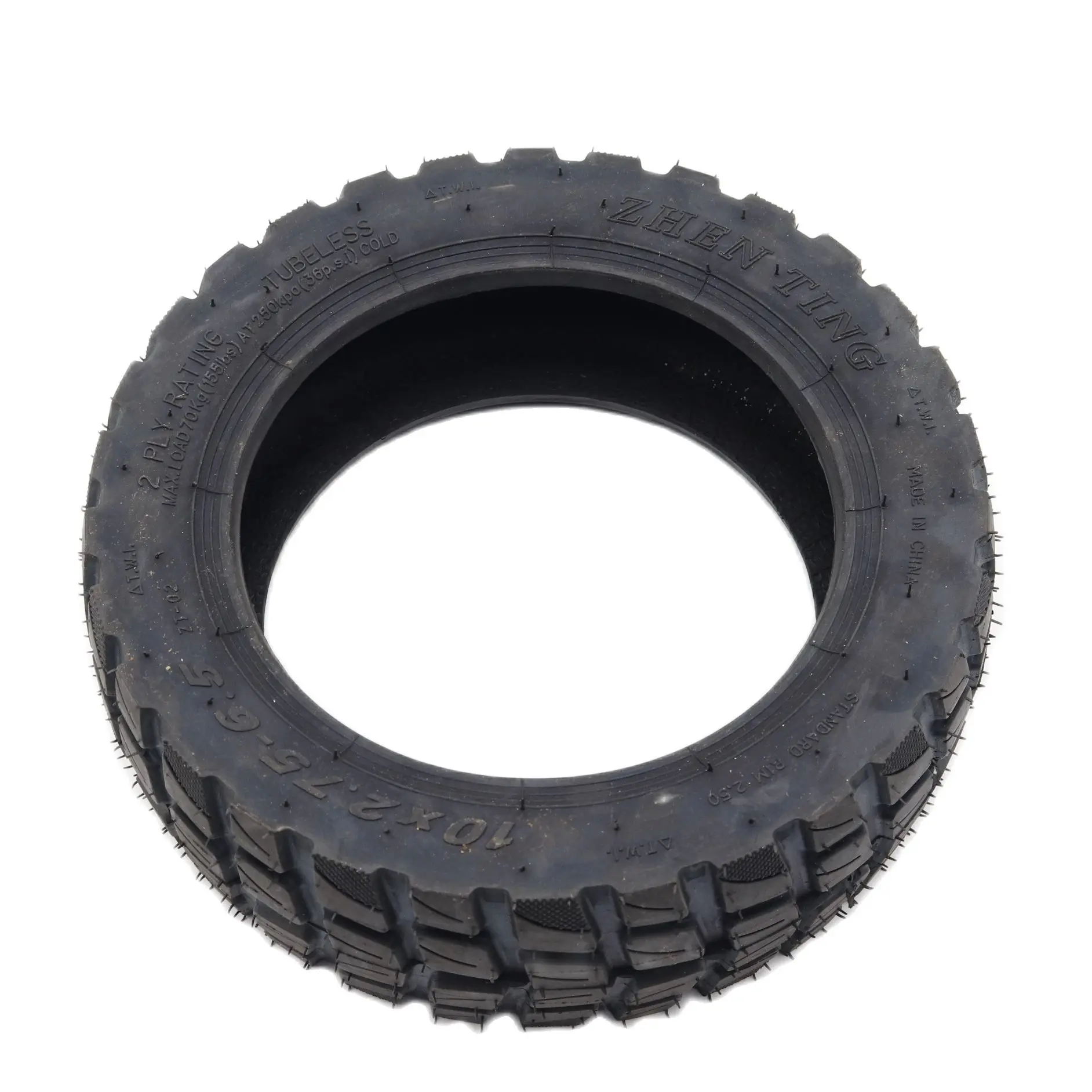 Бескамерная шина для электроскутера 10 х2 75-6 5 10-дюймовая Улучшенная вакуумная