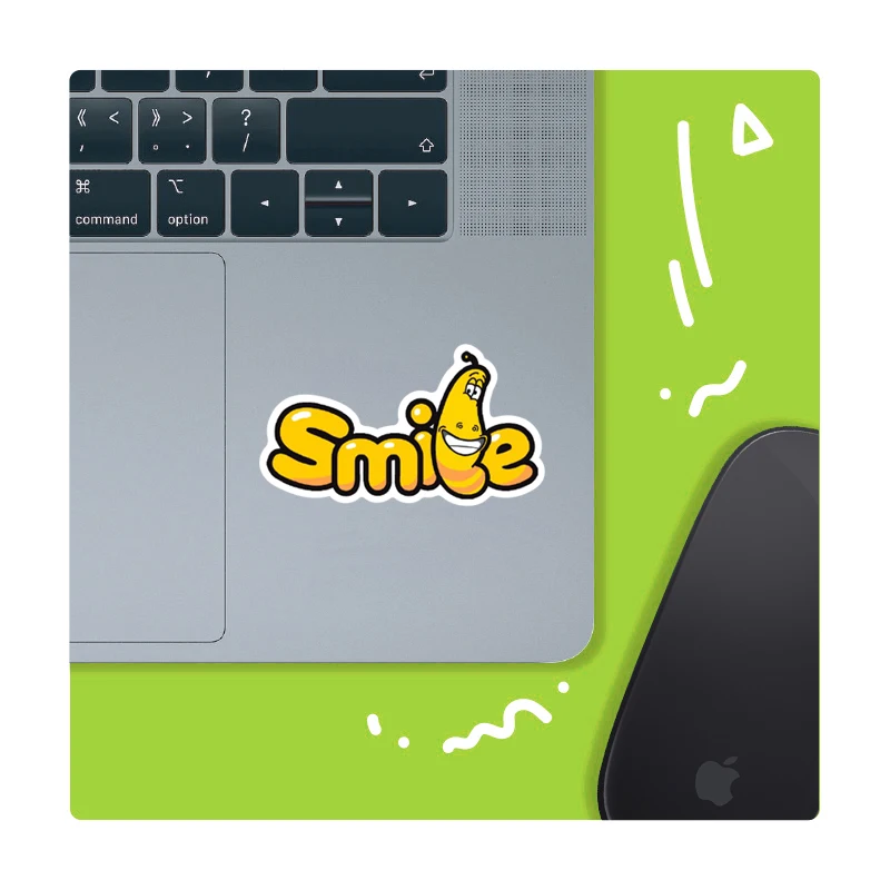 Декоративные наклейки для детей аниме Стикеры ноутбука личинка скейтборда