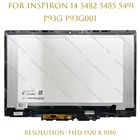 ЖК-дисплей 1080p для Dell Inspiron 14 5482 5485 5491 2 в 1 p93g p93g001, сенсорный экран с дигитайзером, сменный экран в сборе с рамкой