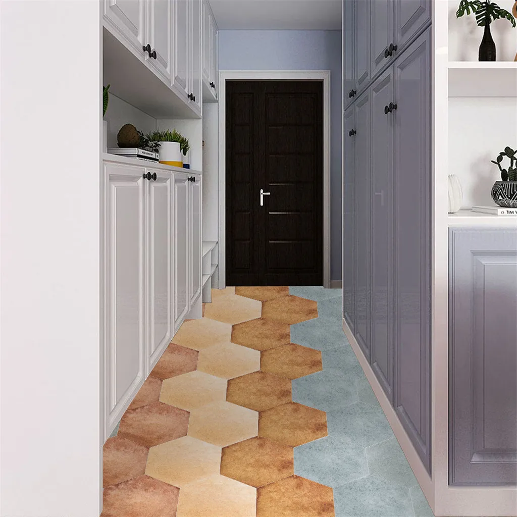 10 шт. самоклеящиеся шестигранные Нескользящие наклейки на стену для ванной кухни