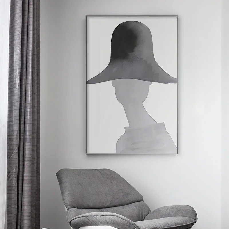 Современная Абстрактная Женская Картина на холсте и печать оригинальных