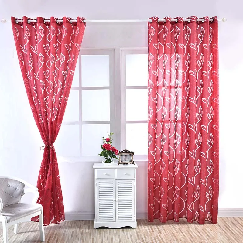 Геометрические занавески для гостиной из ткани на окна прозрачного тюля