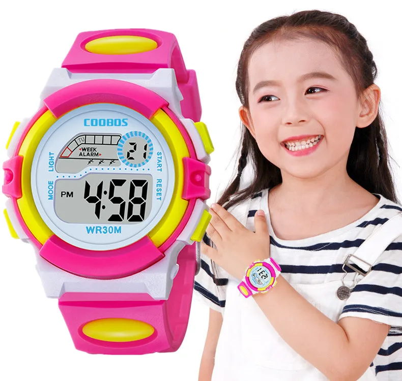 

Hot Children's Watches Waterproof Cool Boys Girl Led Sport Watch Alarm Date Sports Casual Wristwatch Gift Kids Watch Relogios