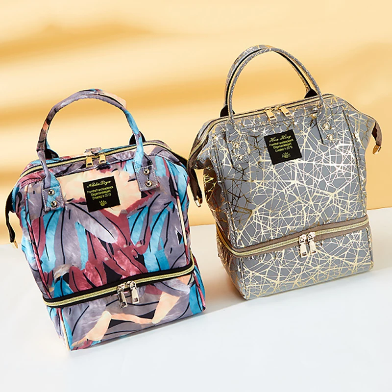 

Baby Bags Backpack Diaper Storage Mummy Preservation Bag Food Fresh Keeping Maternity Thermal Bag Large BFR014