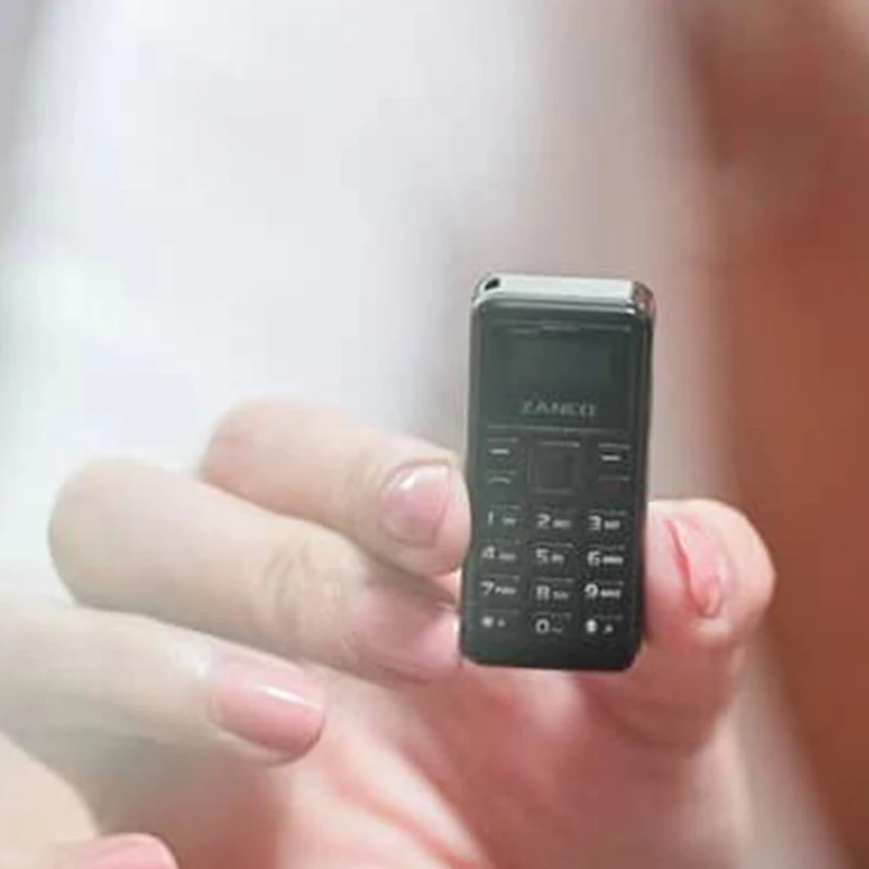 ZANCO Tiny T1 самый маленький в мире телефон 2G с поддержкой многоязычной защиты 600 мАч длительным временем ожидания многоязычный