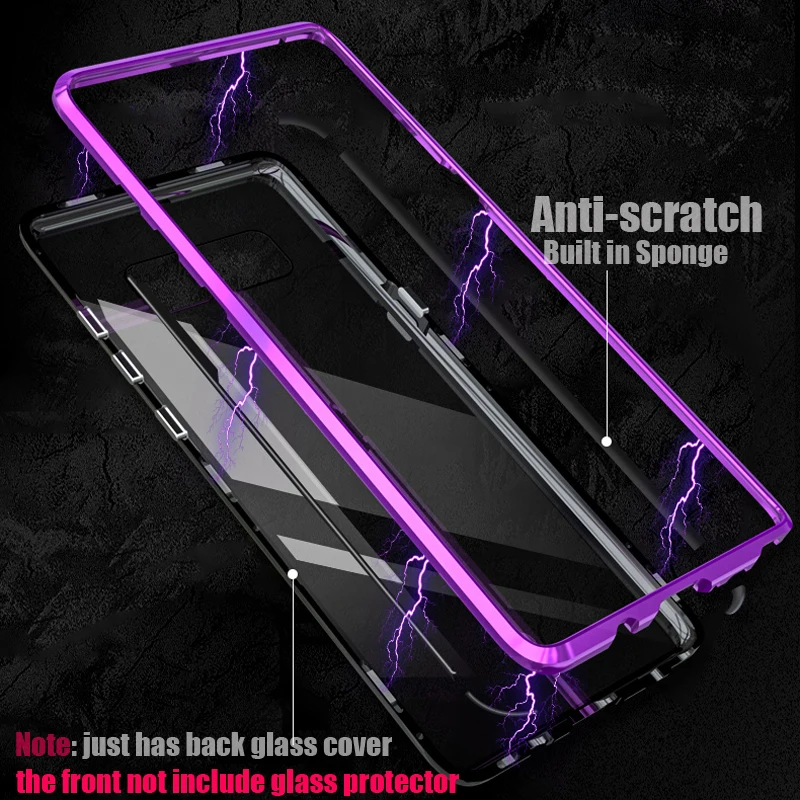 Магнитный чехол для etui, чехол для samsung Galaxy S10 Plus S10E Note 9 8 S9 S8 Plus Note8 Note9, задняя крышка для samsung S10 E, чехол S10Plus