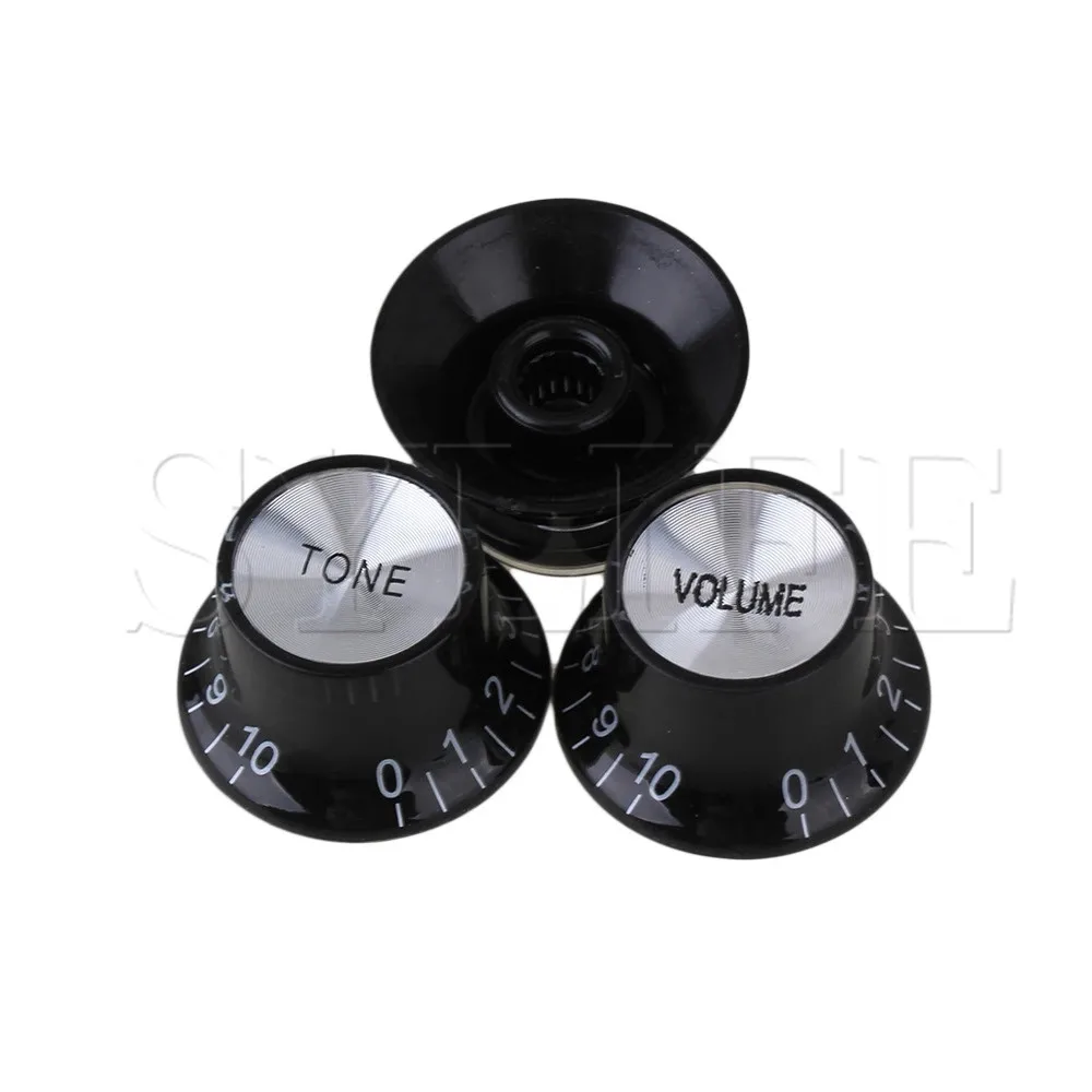 Черная ручка в форме колокольчика/набор серебряных колпачков|Детали и