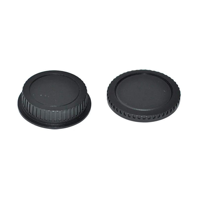 

50Pairs/lot camera Body cap + Rear Lens Cap for Canon 1000D 500D 550D 600D EF EF-S Rebel T1i eos Camera